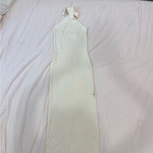 Cream Aritzia Wilfred dress